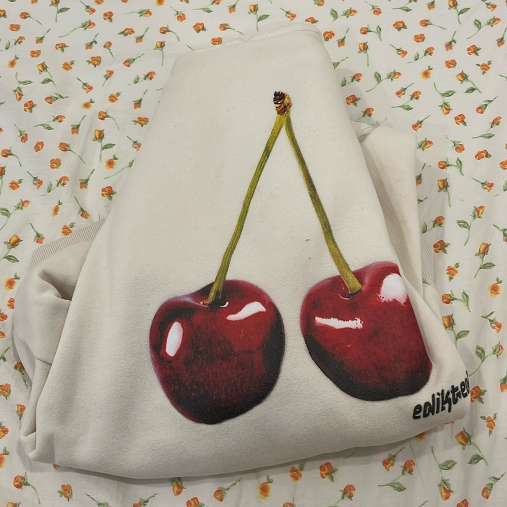 edikted cherry hoodie.